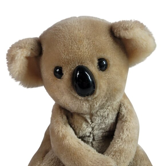 Dakin Nature Babies Koala Mama Bear Brown 9" Hook Loop Hugs 1978 Vintage READ - Picture 2 of 12